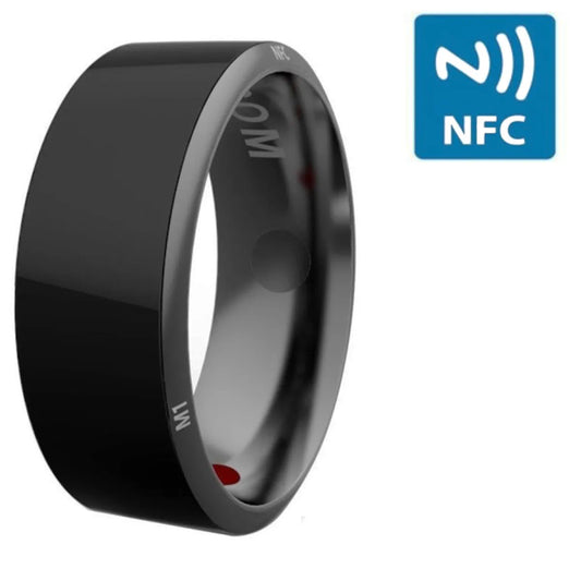 Multifunctional Black Smart Wearable Ring